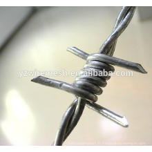 Chine usine de haute qualité galvanisée barbed wie / rasoir barbed wire